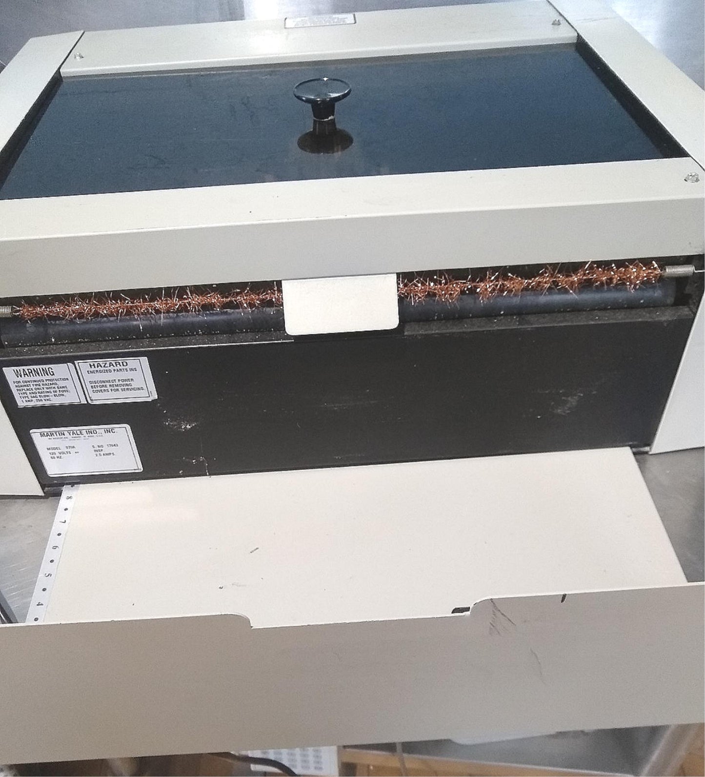 MARTIN YALE 970A BURSTER TABLE TOP 90 DAY WARRANTY WATCH VIDEO FREE SHIP