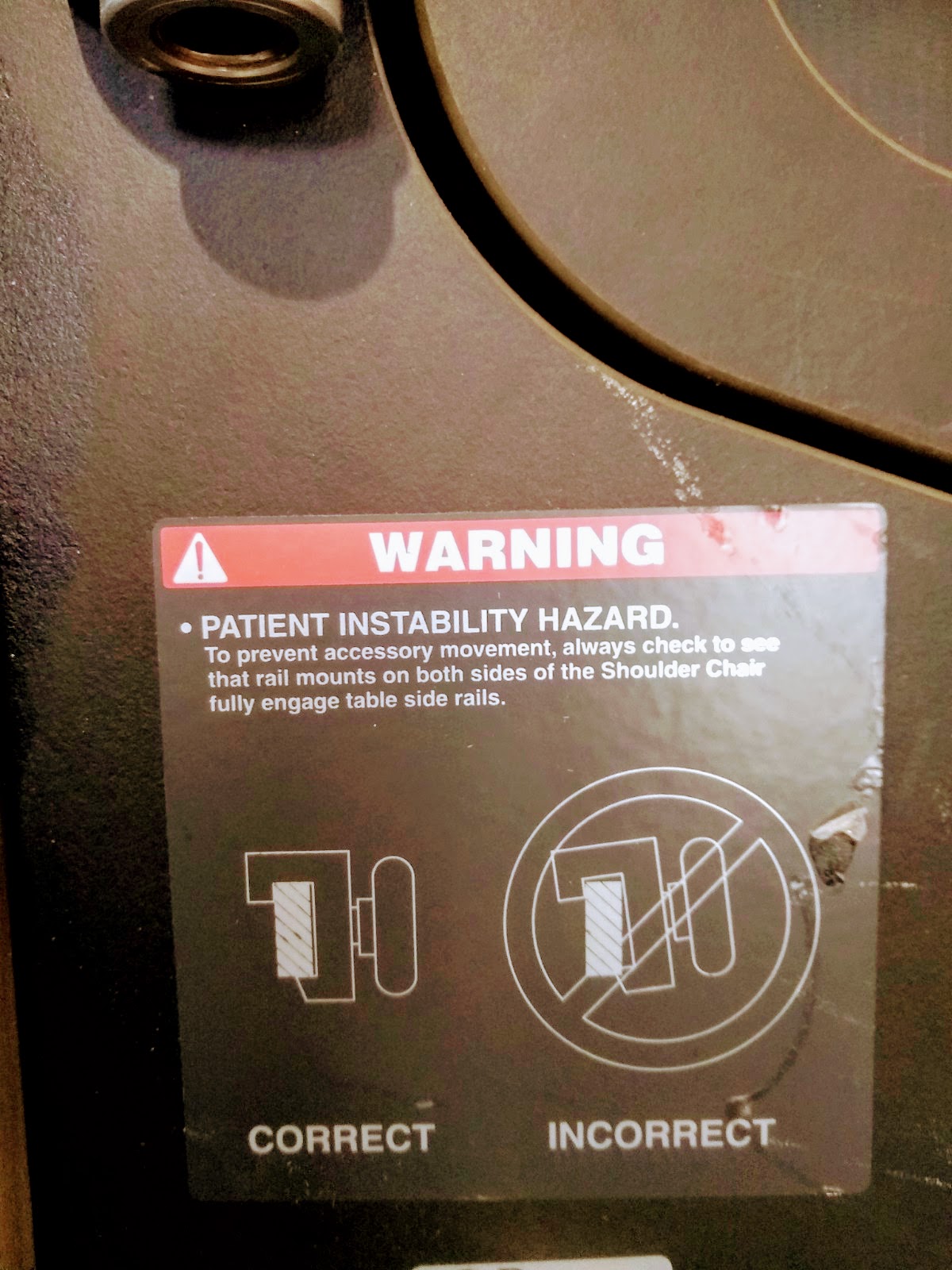 ALLEN MEDICAL® SHAMPAINE BEACH COUNTER TRACTION BRACE CHAIR SHOULDER POSITIONER