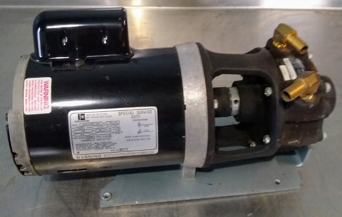 GAST 0870-P108A VACUUM PUMP EMERSON TA55JXDD-334 CAT G515X MOTOR FREE SHIPPING