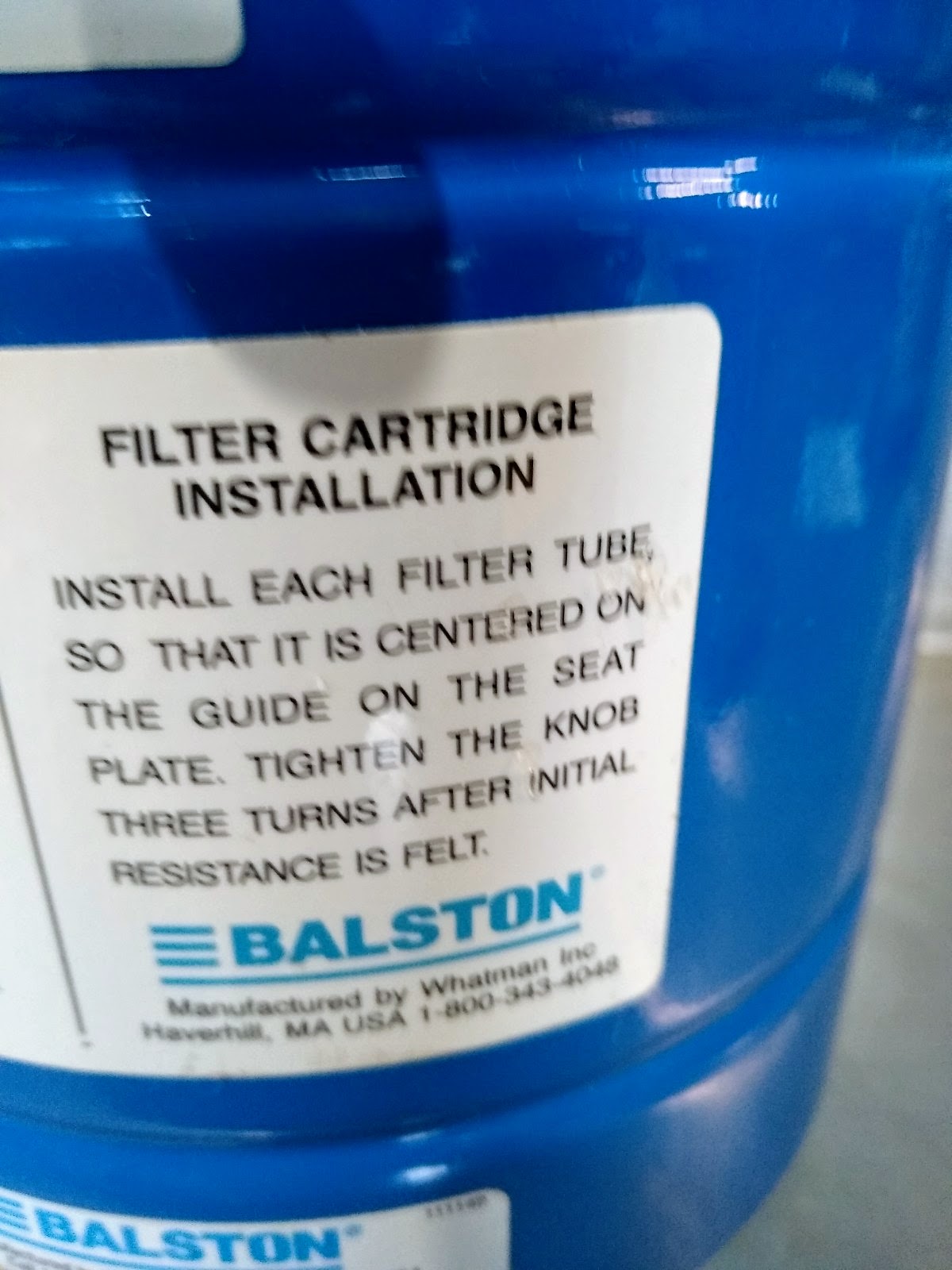 BALSTON AR-0316-371H VACUUM PUMP EXHAUST FILTER 90-Day-Warranty FREE SHIPPING