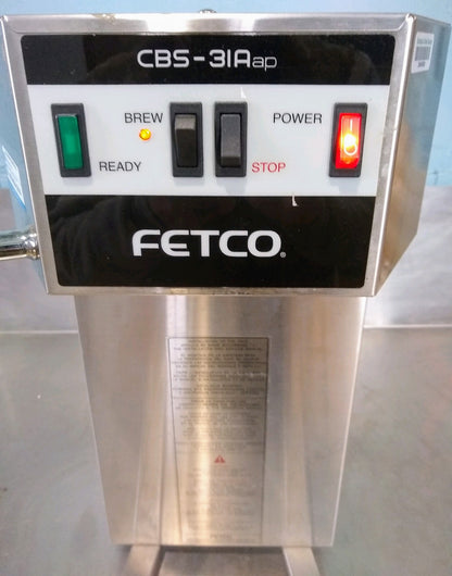FETCO CBS-31Aap Single 1.7 Gallon Coffee Brewer 120V/1Phase 90DayWarran FREESHIP
