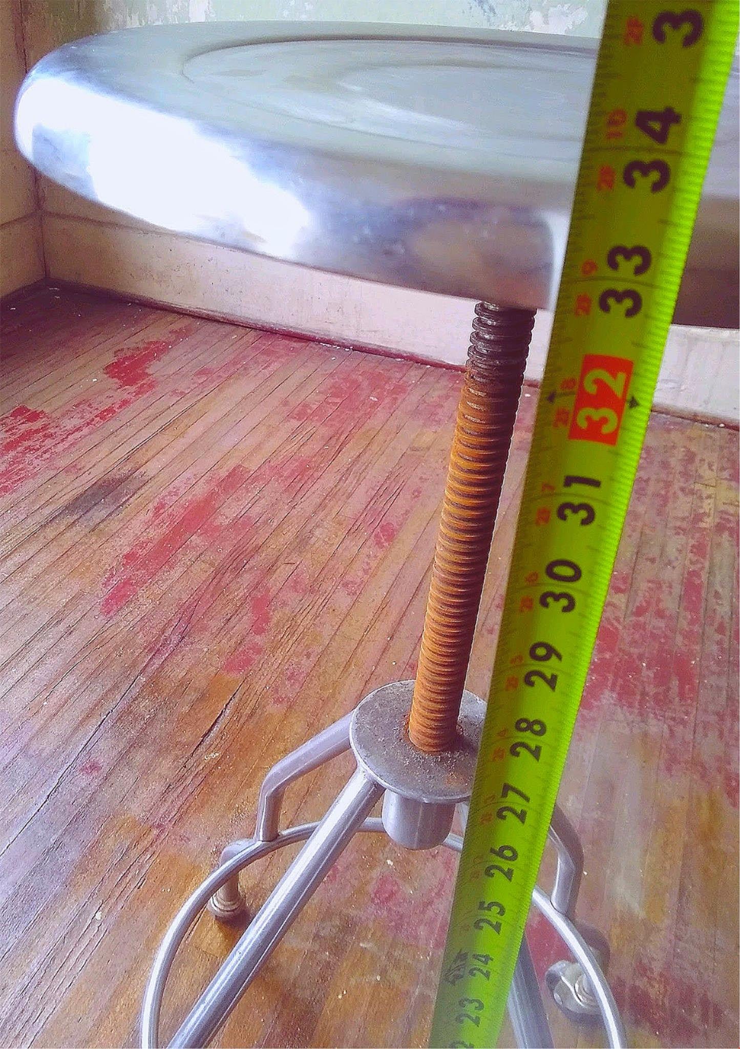 VINTAGE BLICKMAN STAINLESS STEEL DENTAL MEDICAL STOOL TATOO VETERINARY FREE SHIP