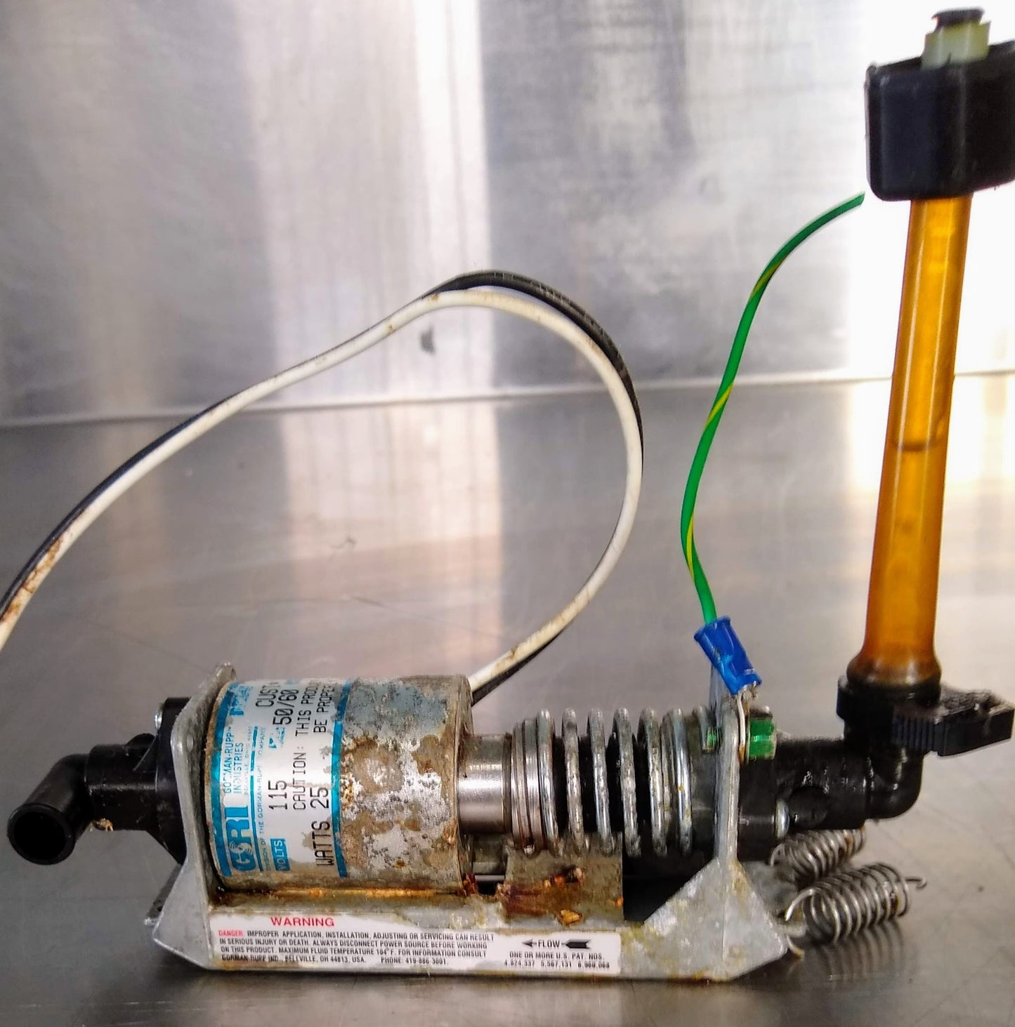 GRI GORMAN RUPP INDUSTRIES 17000-190 OSCILLATING PUMP COIL SPRING FREE SHIPPING