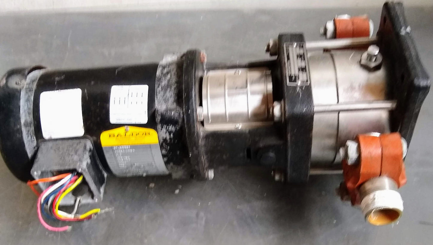 GRUNDFOS VERTICAL 3 PHASE 0.75HP D41136062E HIGH PRESSURE PUMP 22GPM FREE SHIP