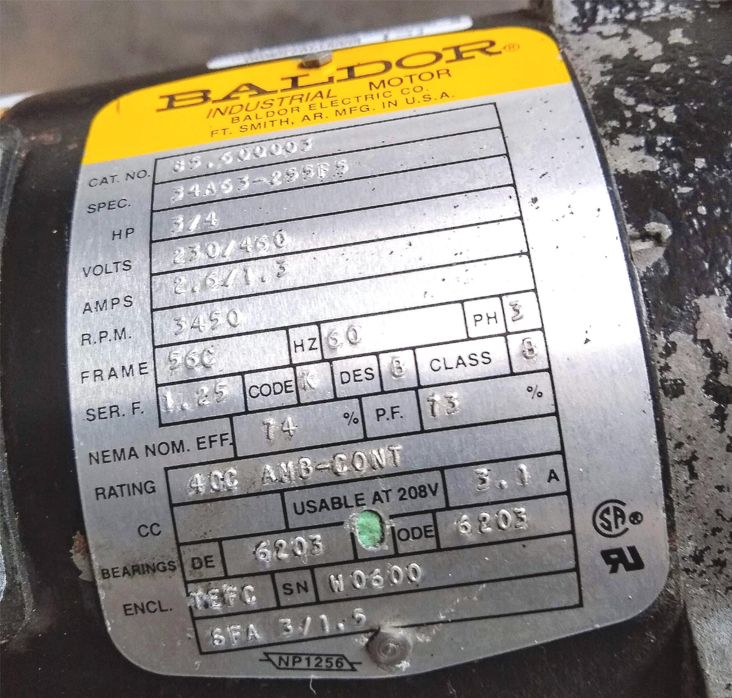 GRUNDFOS VERTICAL 3 PHASE 0.75HP D41136062E HIGH PRESSURE PUMP 22GPM FREE SHIP