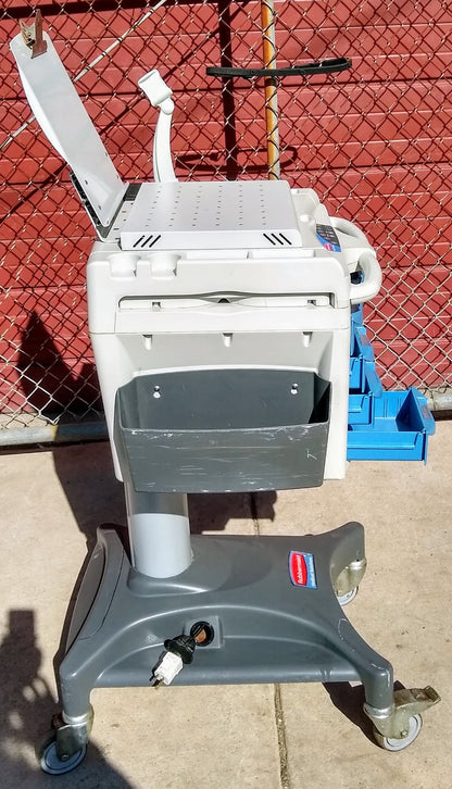 RUBBERMAID MEDICAL SOLUTIONS CART MODEL FG9M0905MBLU CART
