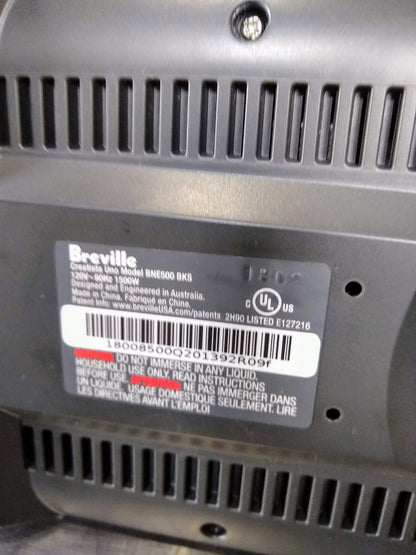 BRAND NEW BREVILLE NESPRESSO® CREATISTA UNO BNE500 BKS COFFEE MACHINE FREE SHIP