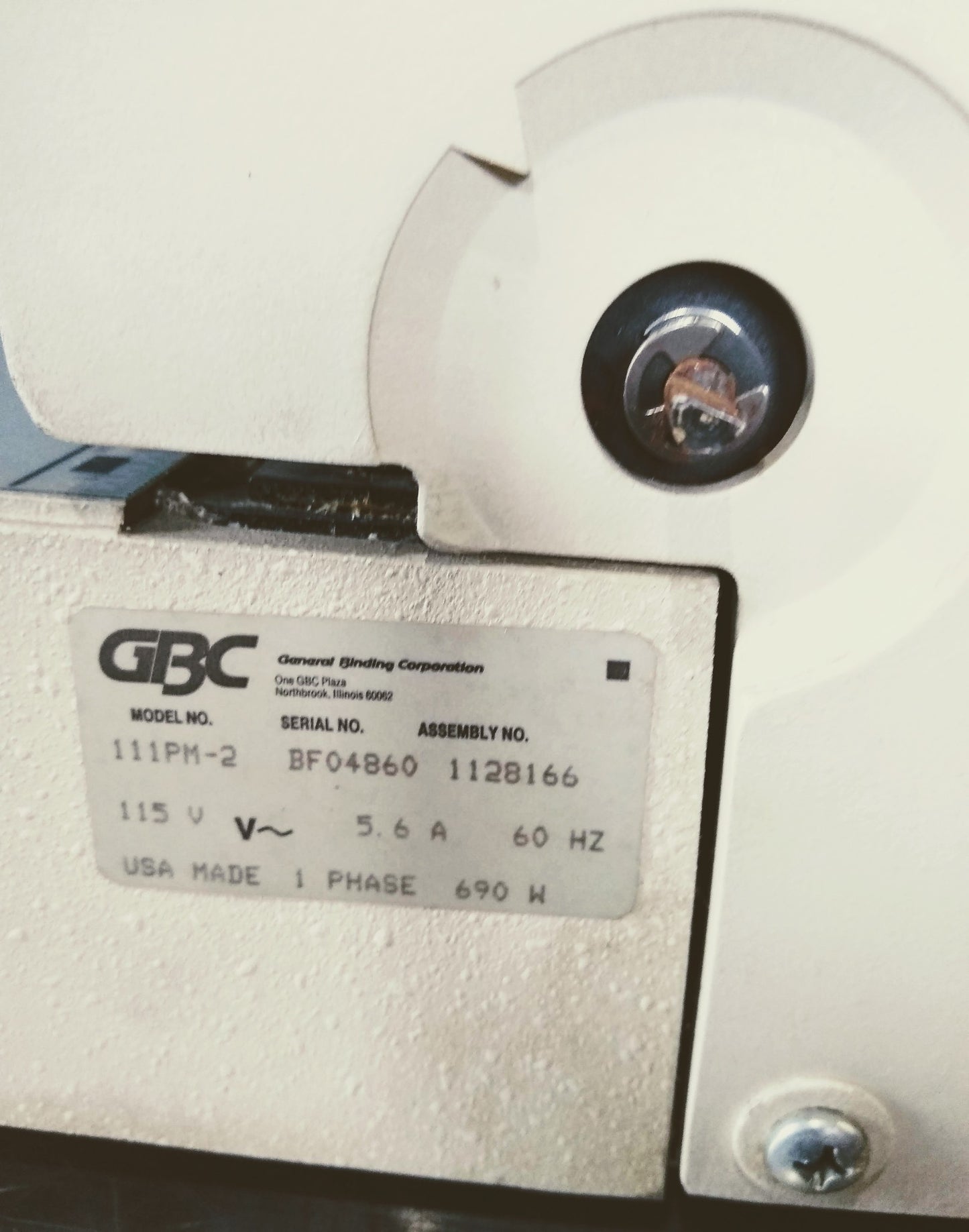 GBC 111PM-2 ELECTRIC PUNCH BOOKLET FOOT REMOTE 90DAYWARRANTY FREESHIP WATCHVIDEO