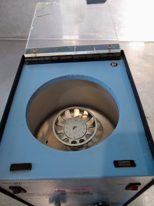 ROBBINS SCIENTIFIC MODEL 60 MICRO CENTRIFUGE 90DAYWARRANTY FREESHIP WATCHVIDEO