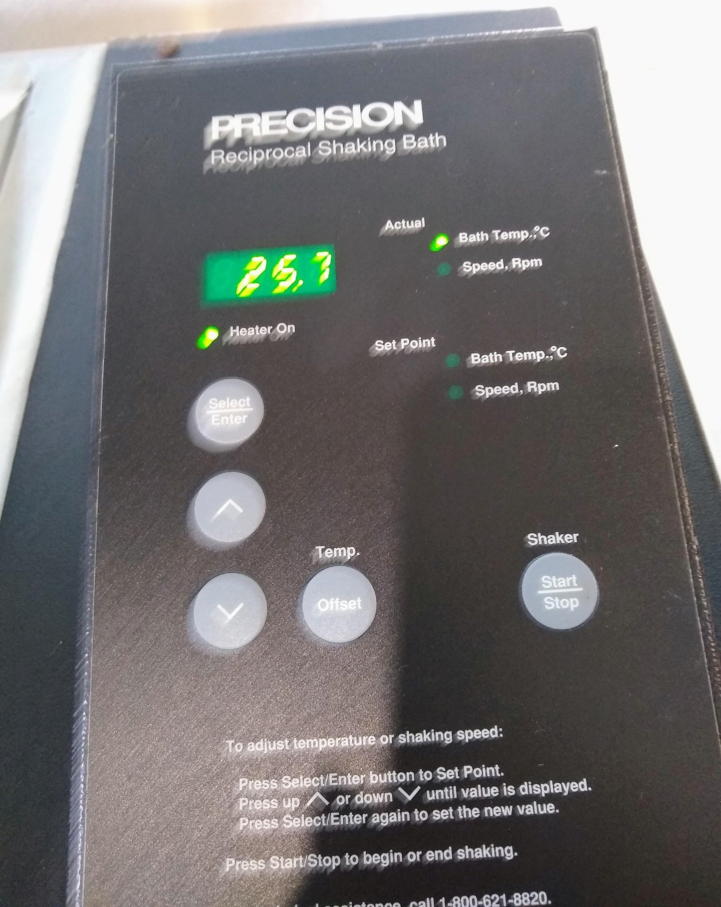 PRECISION 25 RECIPROCATING HEATED 14Liter WATER BATH COVER WARRANTY WATCH VIDEO