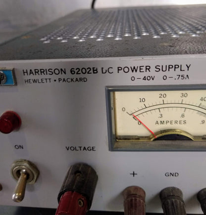 1966 HP HEWLETT HARRISON 6202B REGULATED DC POWER SUPPLY 90DAYWARRANTY FREE SHIP