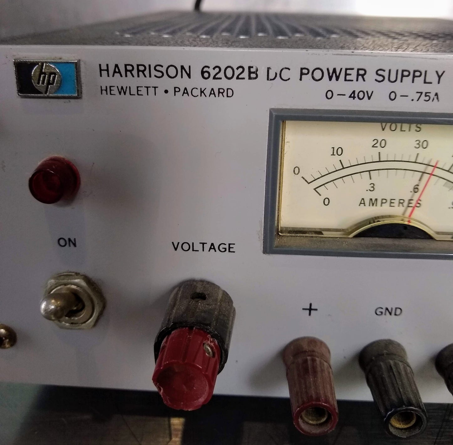 1966 HP HEWLETT HARRISON 6202B REGULATED DC POWER SUPPLY 90DAYWARRANTY FREE SHIP