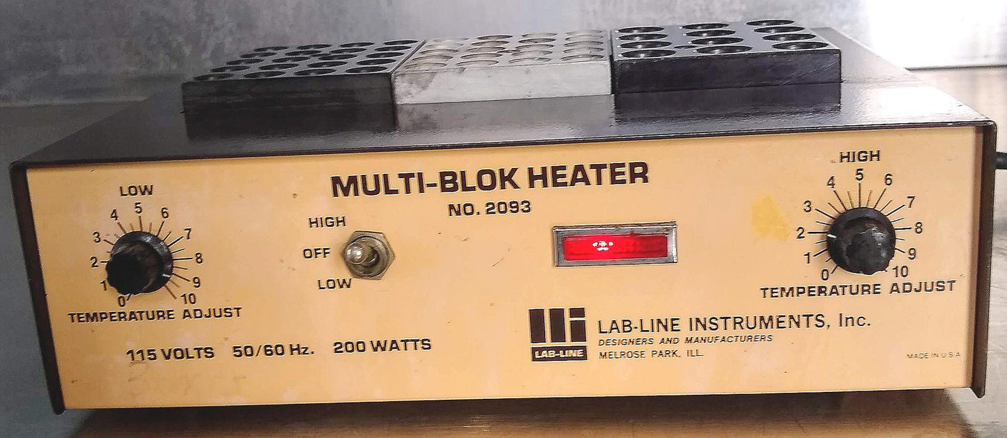 LAB-LINE Model2093 MULTI-BLOK® HEATER 130°C CSAcertified 90DAYWARRANTY FREE SHIP