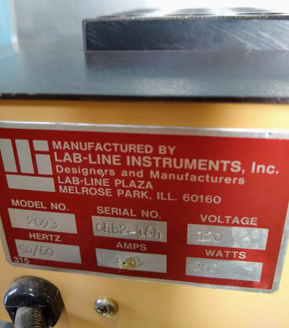 LAB-LINE Model2093 MULTI-BLOK® HEATER 130°C CSAcertified 90DAYWARRANTY FREE SHIP
