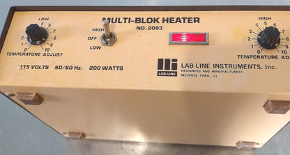 LAB-LINE Model2093 MULTI-BLOK® HEATER 130°C CSAcertified 90DAYWARRANTY FREE SHIP