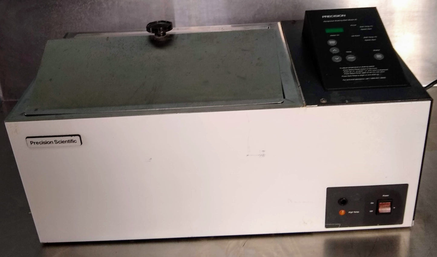 PRECISION 25 RECIPROCATING HEATED 14Liter WATER BATH COVER WARRANTY WATCH VIDEO