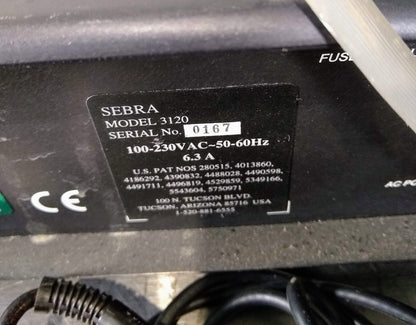 VANTE SEBRA 3120 1090 PHARMACEUTICAL TUBE SEALER  90DAYWARRANTY WATCHVIDEO