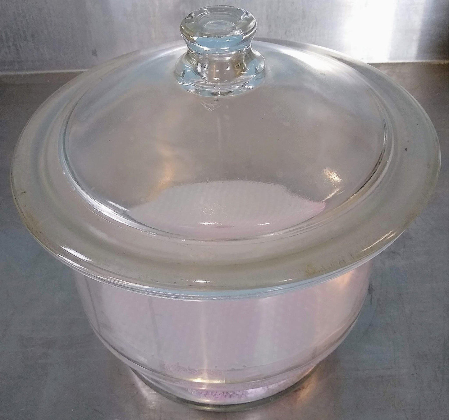 LIKEPYREX 55/38 LAB GLASS & LID 7.5L DESSICATOR BOROSILICA & PLATE FREE SHIPPING