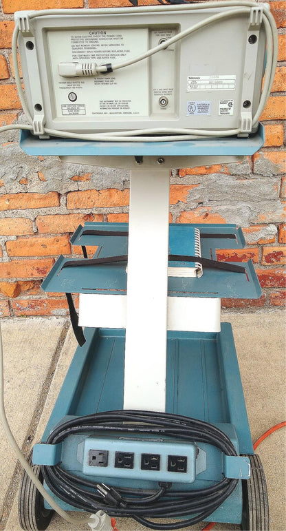 TEKTRONIX 2247A OSCILLOSCOPE MANUAL & K212 PORTABLE INSTRUMENT CART FREESHIPPING