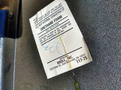 Pair CHARLES POLLACK EXECUTIV KNOLL SWIVEL CHAIR HYDRAULIC LIFT Beautiful Fabric