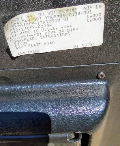 Pair CHARLES POLLACK EXECUTIV KNOLL SWIVEL CHAIR HYDRAULIC LIFT Beautiful Fabric