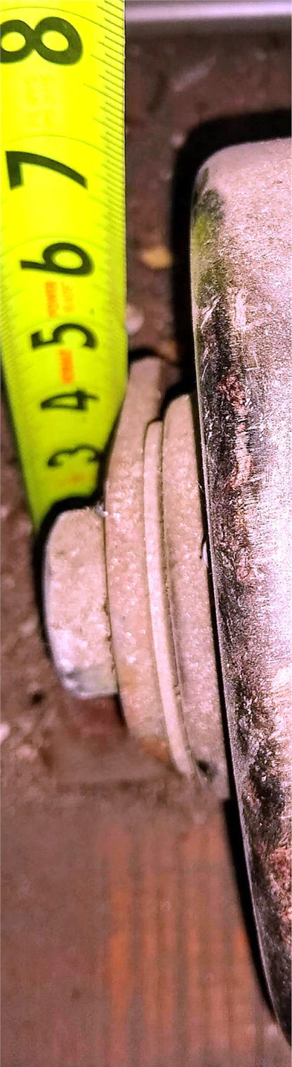 RARE COLSON INDUSTRIAL DESIGN OAK CART COFFEE TABLE 66x32x11 FOUR PHENOLIC WHEEL