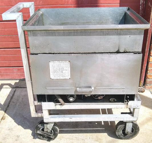 GOLD MEDAL 5099NS Six-Cake Funnel DOUGHNUT PROPANE GAS FRYER CART FREE SHIPPING