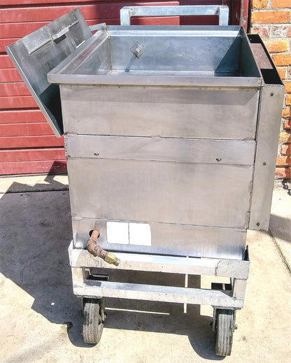 GOLD MEDAL 5099NS Six-Cake Funnel DOUGHNUT PROPANE GAS FRYER CART FREE SHIPPING