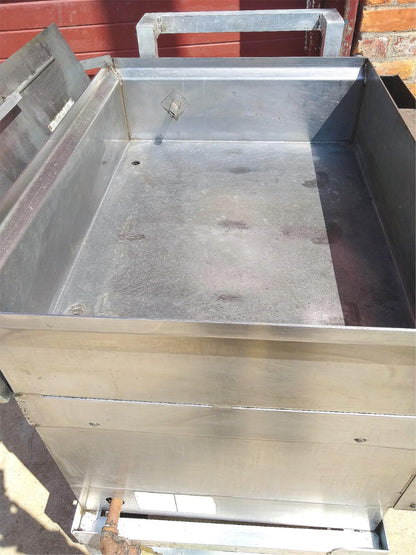 GOLD MEDAL 5099NS Six-Cake Funnel DOUGHNUT PROPANE GAS FRYER CART FREE SHIPPING