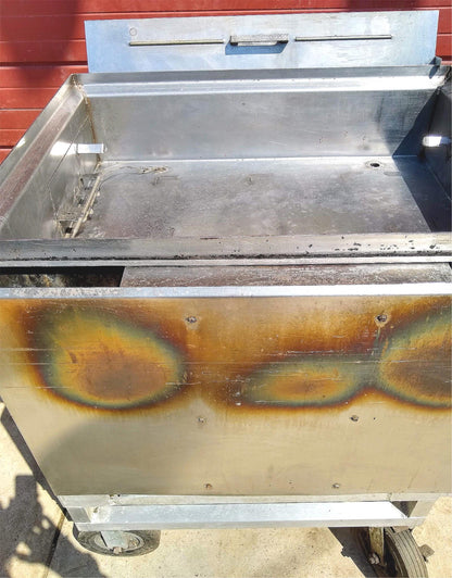 GOLD MEDAL 5099NS Six-Cake Funnel DOUGHNUT PROPANE GAS FRYER CART FREE SHIPPING