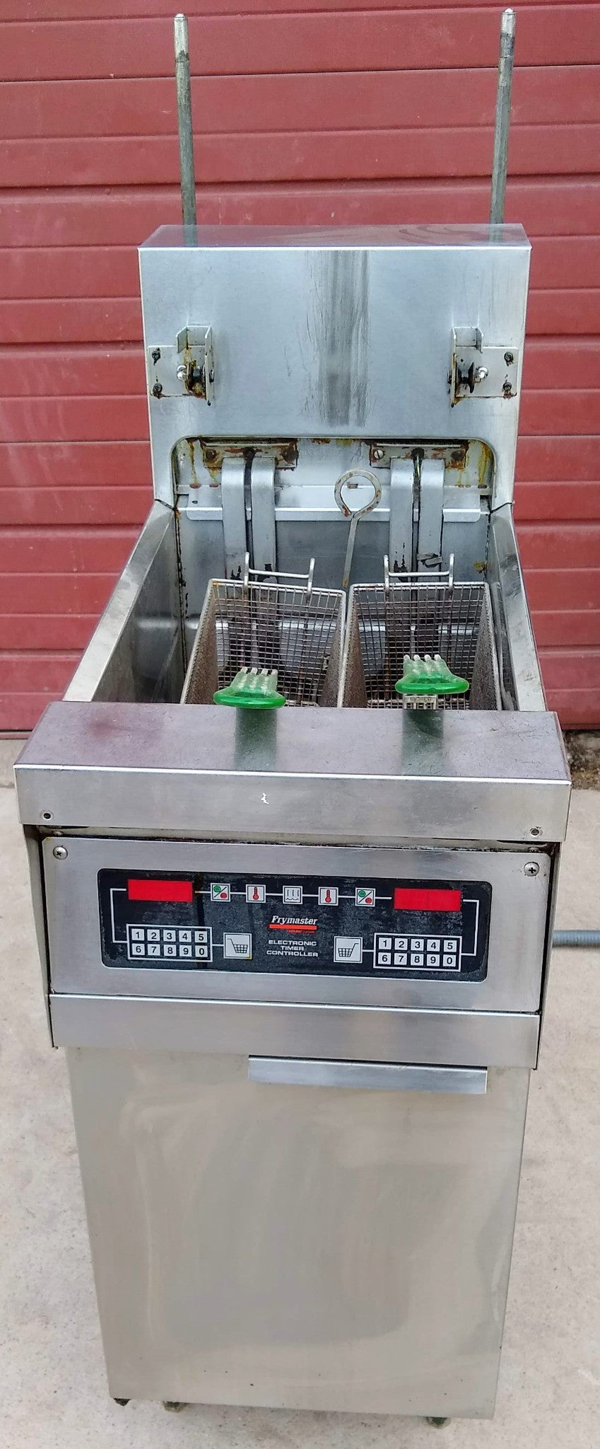FRYMASTER H17BLSC 3 PHASE ELECTRIC 41.2AMPS DEEP FRYER CART FREE SHIPPING