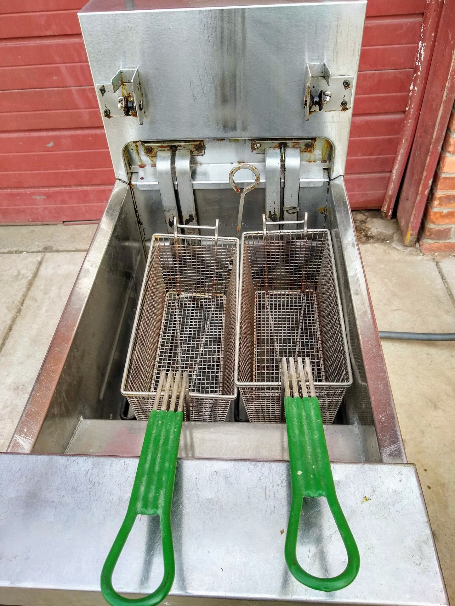 FRYMASTER H17BLSC 3 PHASE ELECTRIC 41.2AMPS DEEP FRYER CART FREE SHIPPING