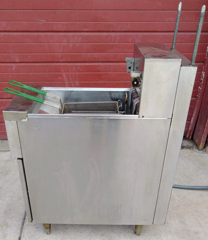 FRYMASTER H17BLSC 3 PHASE ELECTRIC 41.2AMPS DEEP FRYER CART FREE SHIPPING