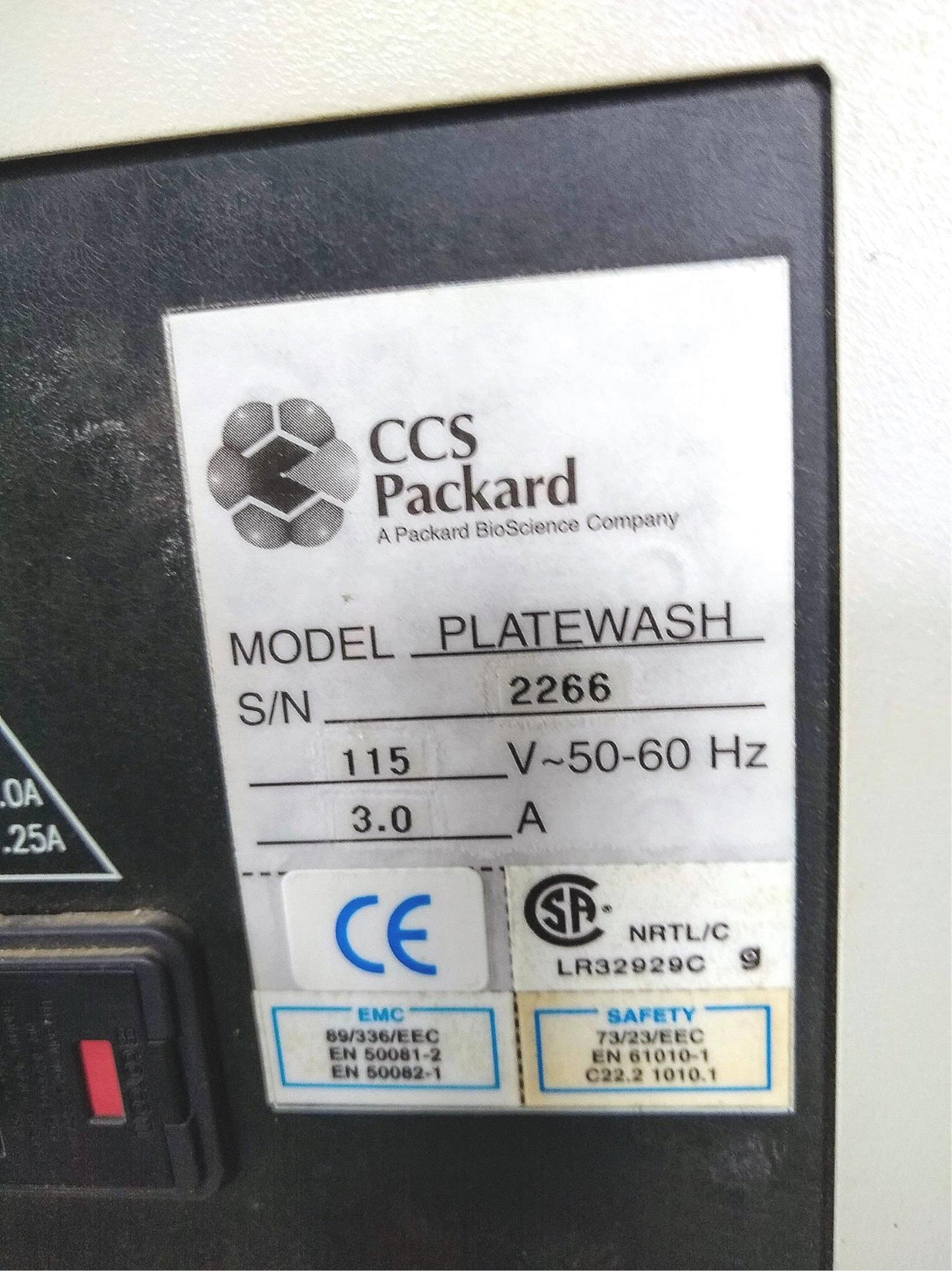 CCS PACKARD MOLECULAR DEVICES MICROPLATE MODEL PLATEWASH Technical Alternatives