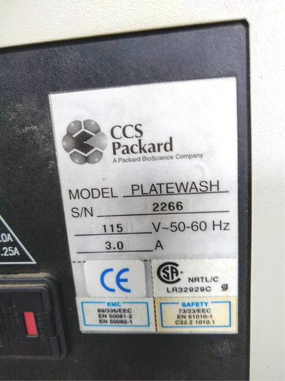 CCS PACKARD MOLECULAR DEVICES MICROPLATE MODEL PLATEWASH Technical Alternatives
