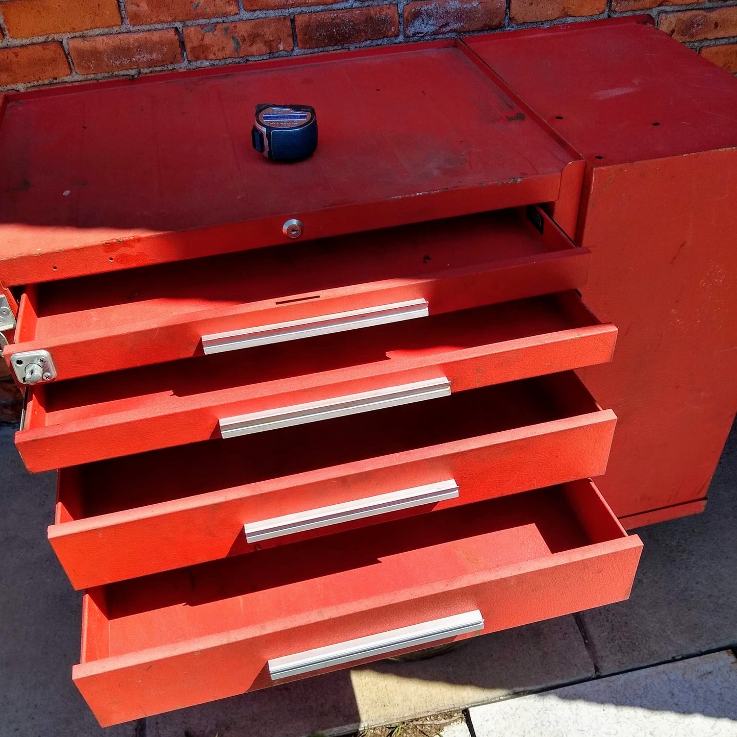 KENNEDY VERSA TOOL CART 20"Widex44"Long 6DRAWERS PLUS EXTRA BOX & SPACE FREESHIP