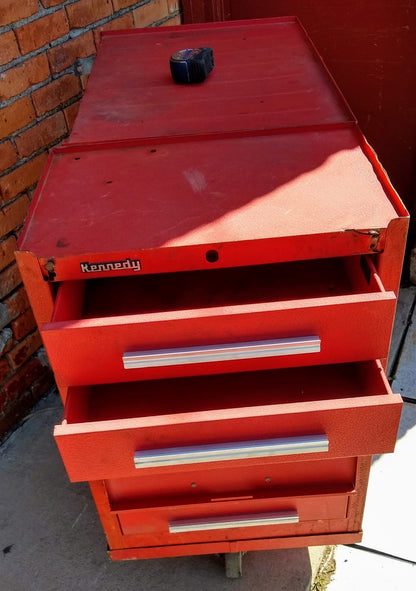 KENNEDY VERSA TOOL CART 20"Widex44"Long 6DRAWERS PLUS EXTRA BOX & SPACE FREESHIP