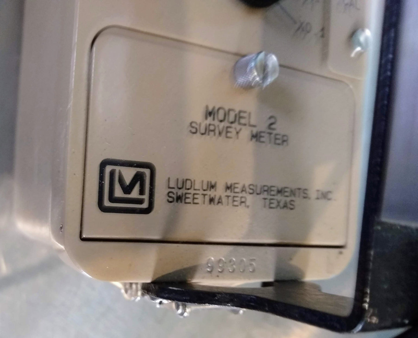 LUDLUM 2 SURVEY METER with 44-9 ALPHA BETA GAMMA RADIATION DETECTOR FREESHIPPING