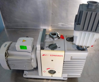 SPECIAL & RARE EDWARDS 3PHASE RV5 ROTARY VANE VACUUM PUMP w/OIL FILTER FREE SHIP