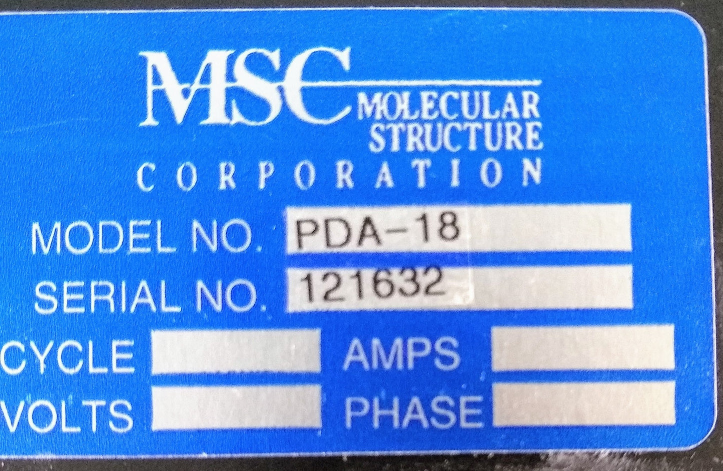 MSC PDA-18 METER COMPLETE with PROBE & POWER SUPPLY 90-DAY-WARRANTY FREESHIP