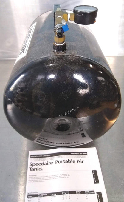 SPEEDAIRE MODEL 4F692 PORTABLE AIR TANK 125 PSI with INSTRUCTIONS FREE SHIPPING