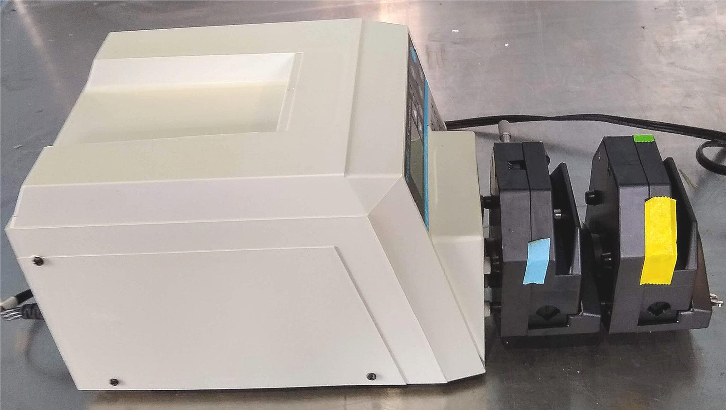 MASTERFLEX L/S EASY-LOAD II MODEL 77200-60 & 2 PUMP HEADS 90DAYWARRTY WATCHVIDEO