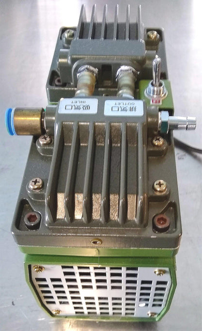 ULVAC SINKU KIKO DA-40S DIAPHRAGM TYPE DRY VACUUM PUMP 90DAYWARRANTY WATCH VIDEO