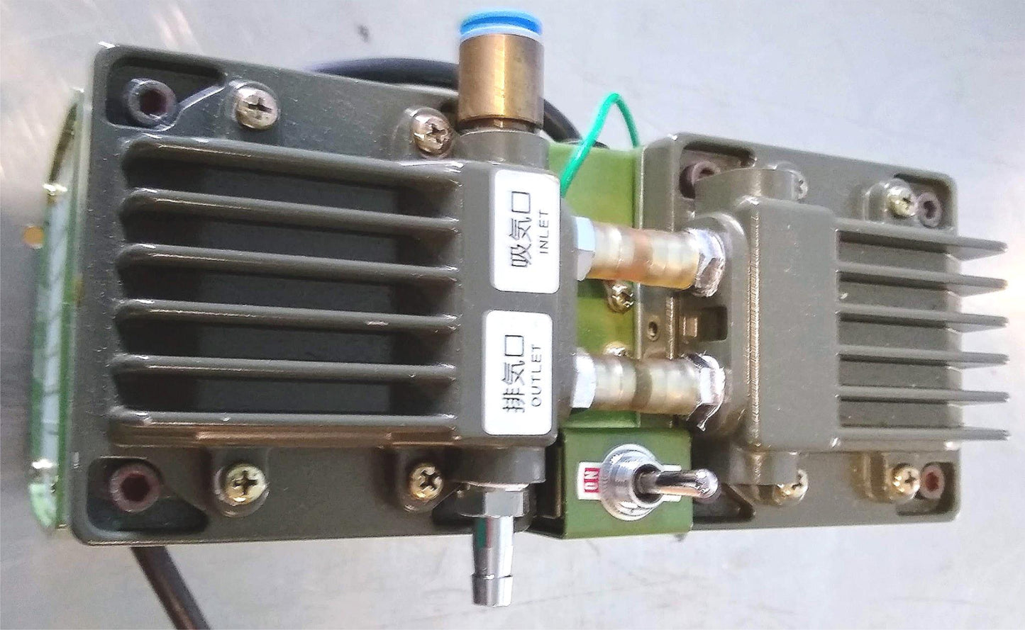 ULVAC SINKU KIKO DA-40S DIAPHRAGM TYPE DRY VACUUM PUMP 90DAYWARRANTY WATCH VIDEO