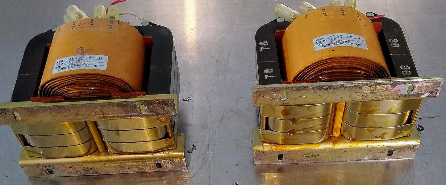 CRANE ELECTRIC 4940-26-1D 200V to 33VDC STEP-DOWN TRANSFORMER FREE SHIPPING