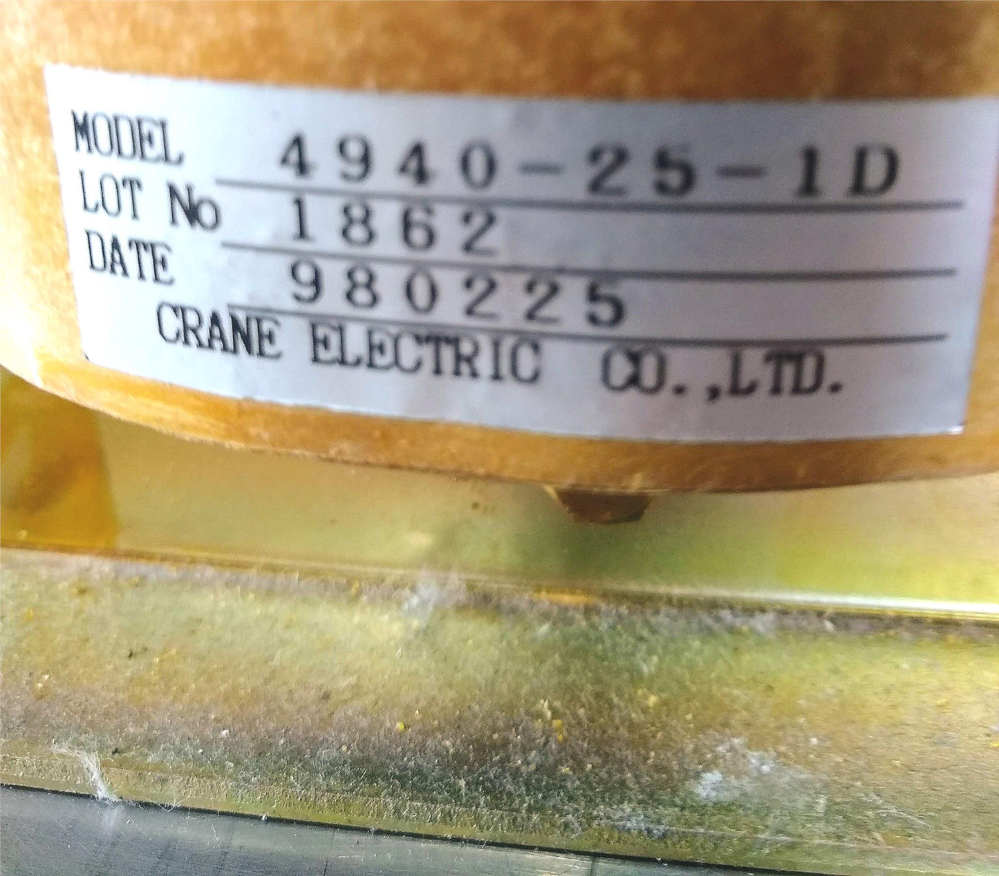 CRANE ELECTRIC 4940-25-1D 200V to 33VDC STEP-DOWN TRANSFORMER FREE SHIPPING