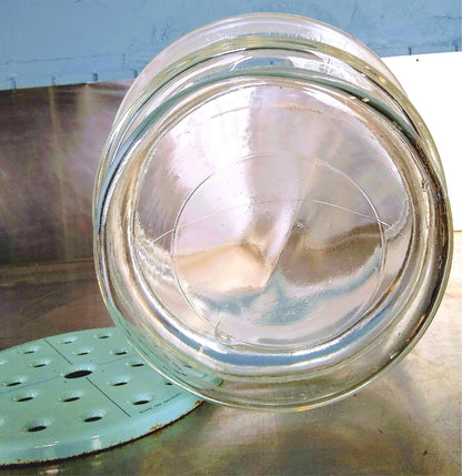 KIMAX 55/38 LAB GLASS & LID 7.5L DESSICATOR BOROSILICA & PLATE FREE SHIPPING