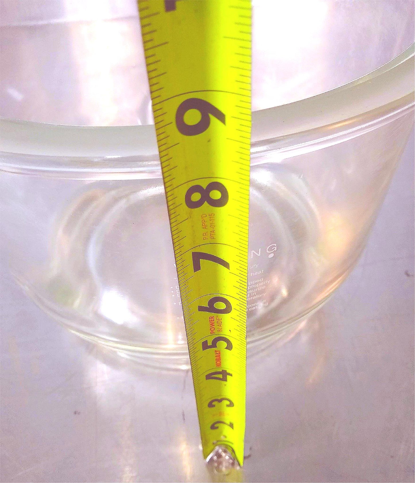 PYREX 55/38 LAB BOROSILICATE GLASS LID 7.5L DESSICATOR & NUCERITE PLATE FREESHIP