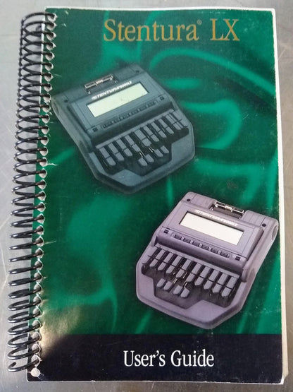 STENTURA 8000 LX STENOGRAPH withEASYLOCK TRIPOD COURT REPORTING WRITER FREE SHIP