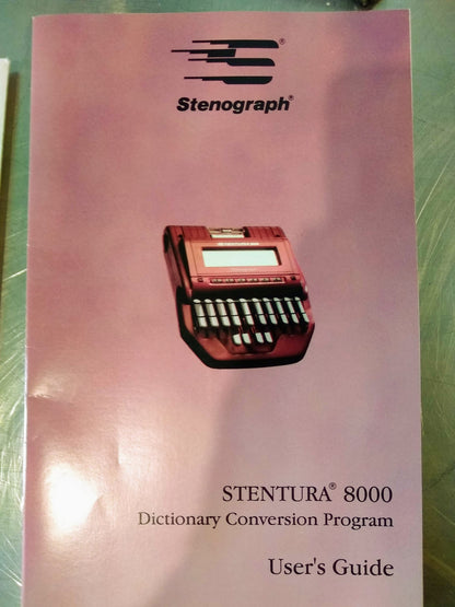 STENTURA 8000 LX STENOGRAPH withEASYLOCK TRIPOD COURT REPORTING WRITER FREE SHIP
